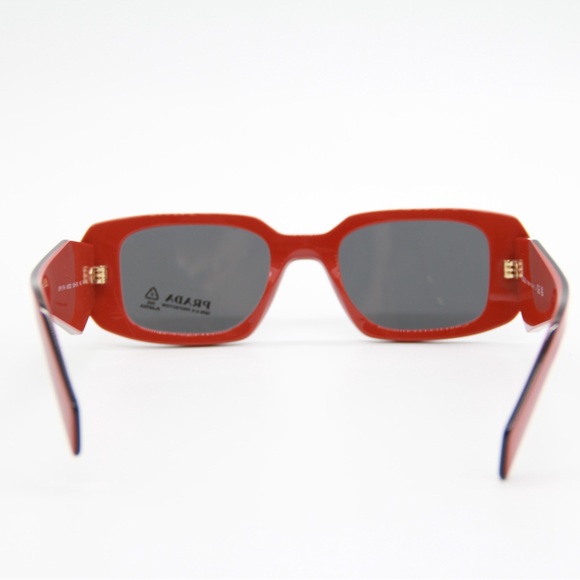 NEW PRADA SYMBOLE PR17WS 12N5S0 SUNGLASSES PRADA SPR 17W RED EYEWEAR PR 17WS - Picture 11 of 12